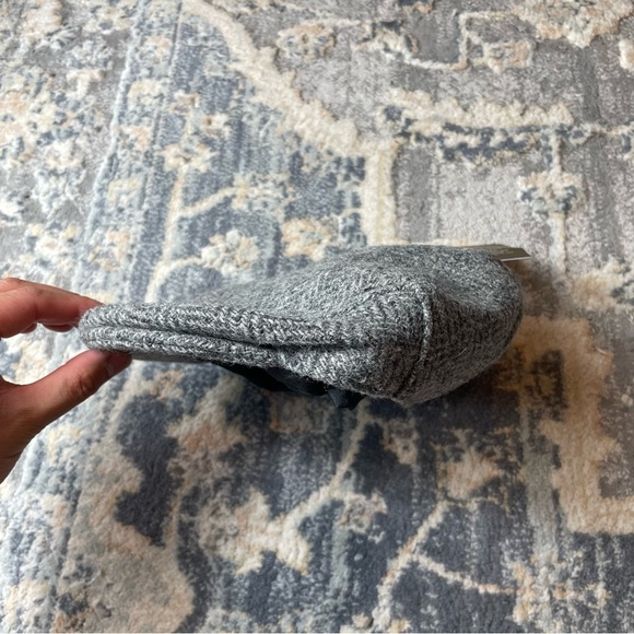 Gray Wool Flat Cap Kids - Picture 1 of 6